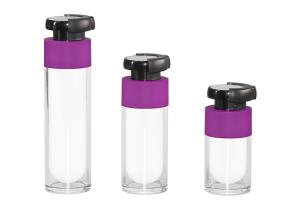 Wholesale cosmetic packaging 15ml-30ml-50ml Double layer airless bottle from china suppliers