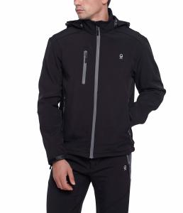 Wholesale 100% Polyester Water Repellent Custom Outdoor Clothing Removable Hood Breathable Inner Fleece from china suppliers