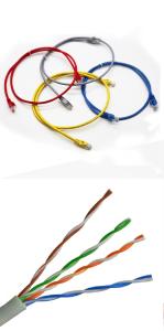 Wholesale RJ45 Cat5e Patch Cable For Network Performance 100MHz Frequency from china suppliers