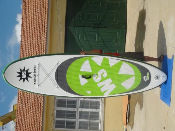 Attractive Inflatable SUP Board With Bungee / D - Ring 11 Feet Long 6 Inch