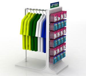 Wholesale Powder Coating Sports Display Shelves Retail Sock Displays Rack OEM / ODM Welcome from china suppliers