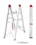 Non Insulated 2x3 150kg 6063A Aluminium Folding Ladder