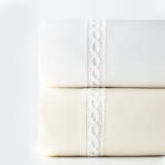 Anti Dust Mite Smooth Microfiber 100% Polyester Embroidery Luxury Bedding Sheet