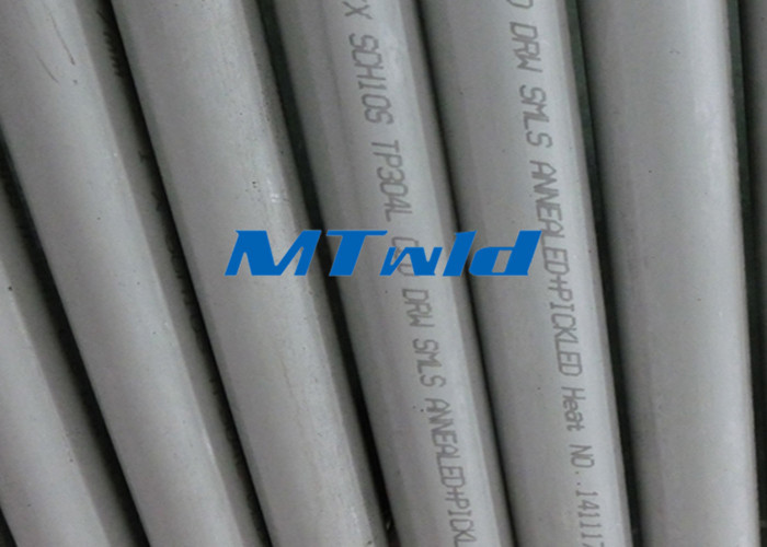 DN300 ASTM A358 TP304 / 1.4301 Stainless Steel Welded Pipe , ERW Steel Pipe Cold Rolled