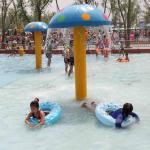 Commercial Fiberglass Duck Spray Water Park Equipment Children Outdoor Games