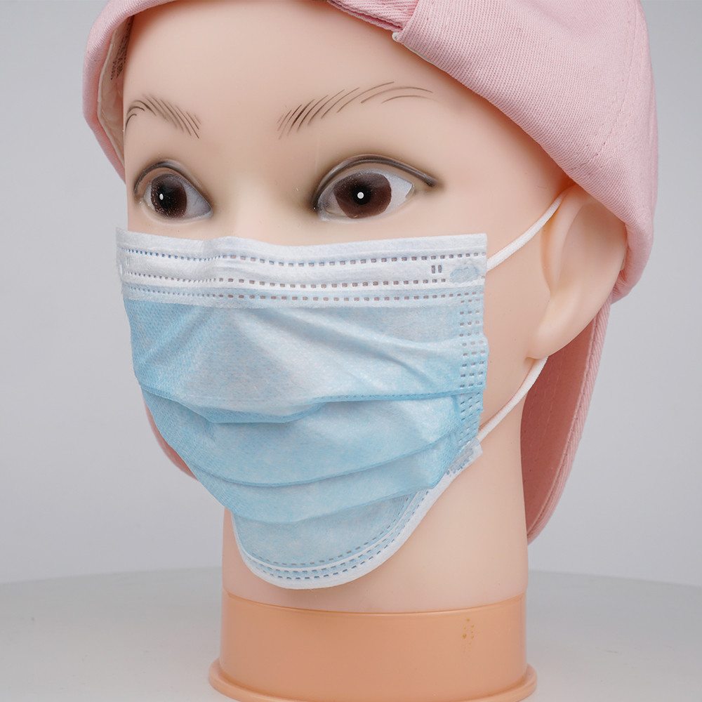 Anti Dust 17.5x9.5cm 3 Ply Non Sterile Kids Surgical Masks 25gsm