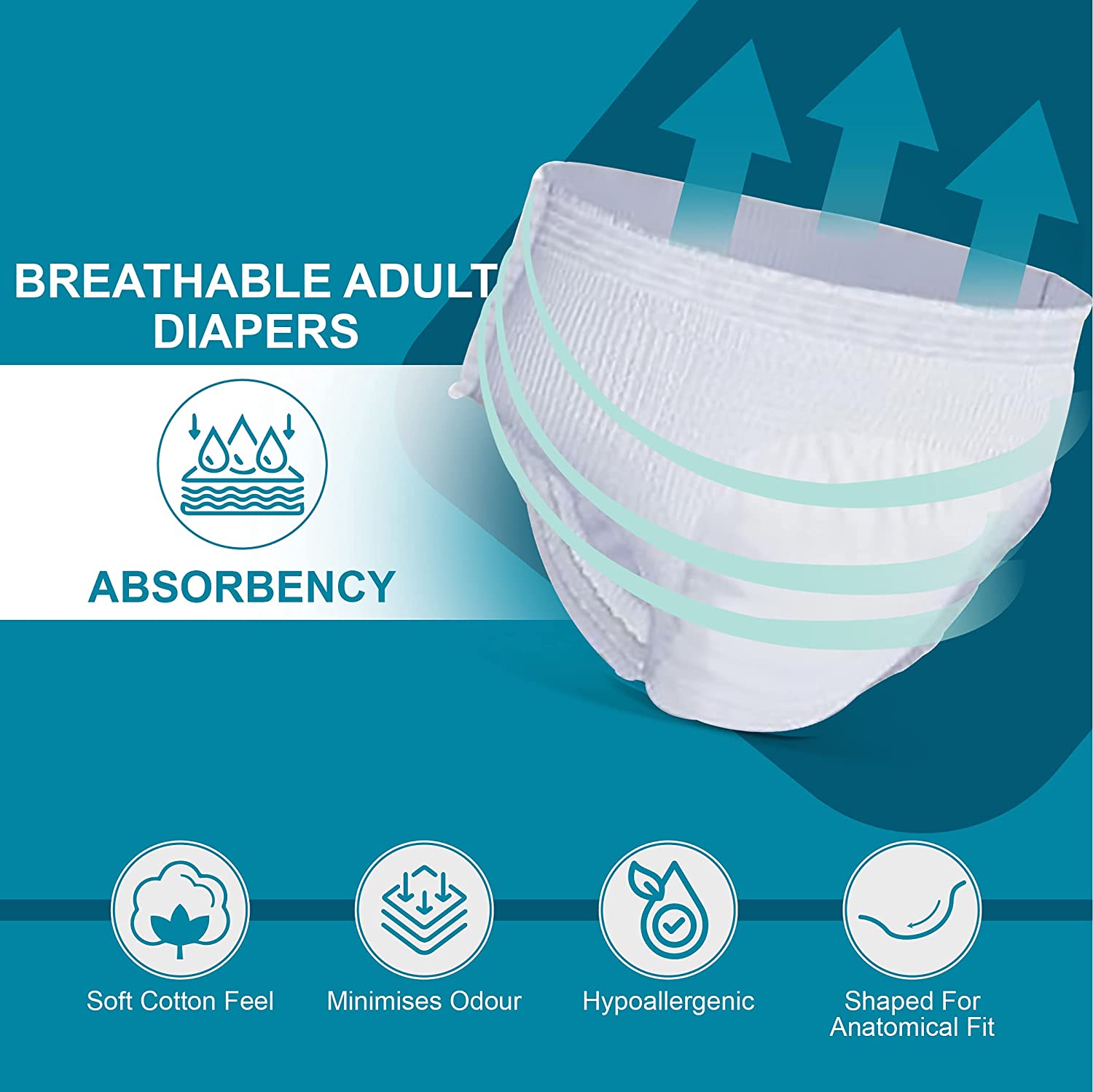 Adults' Best Bargain Adjustable Disposable Adult Diaper Panty Diaper at Best