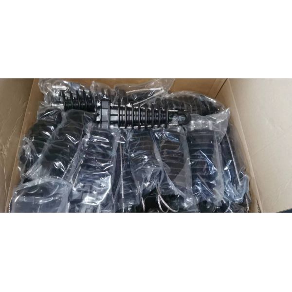 FTTH Optical Fiber Suspension Dead End Cable Anchor Clamp For ADSS Cable 8-12mm