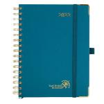 Pacific Green 8.75''x6.63'' Medium Weekly Planner 100GSM Ivory Paper