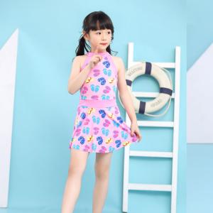 Wholesale Sunny Girls Swim Suit Two Pieces Shirt Girl Push Up Swimsuit For Children Swimsuit Dress from china suppliers