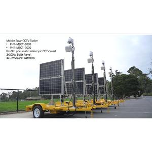 Wholesale 6m mobile solar cctv trailer system from china suppliers