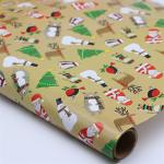 Waterproof Colorful Uncoated Eco Gift Wrapping Paper Wood Pulp