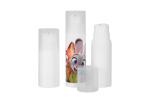 30%-100% PP PCR material Ailess bottle 150ml 200ml 250ml Round hair care airless