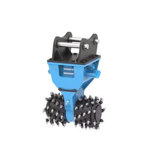 Wholesale Drum Cutter Excavator Attachments Small Rotary Cutter Single Hydraulic Motor For Excavators 20 - 30 Ton from china suppliers