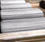 Customized Food Industry Diamond Mesh Steel Plate Conveyor Belt