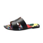 BS116 Summer Women'S Shoes New Korean Style Flat-Toe Flat Slippers Women'S Flat