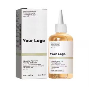 Wholesale Private Label 7% Face Toner Glycolic Acid Toning Solution Dry/Oily/Sensitive Skin Care Face Exfoliator Spray for Adults from china suppliers