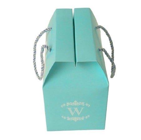 Wedding Party Paper Bag CMYK PMS Candy Chocolate Muffin Gift Box With Handle