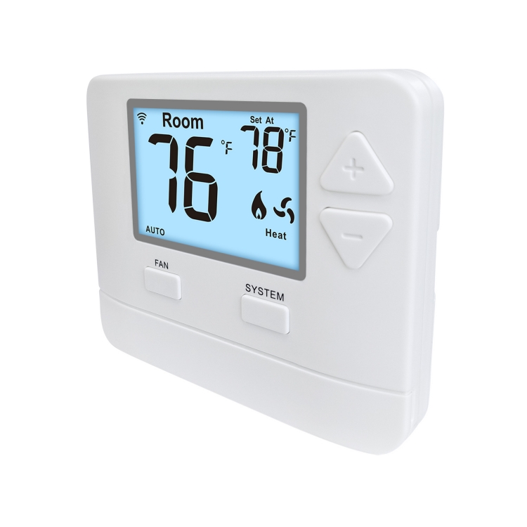 HVAC Heating WIFI LCD ABS Non Programmable Digital Home Thermostat 24V