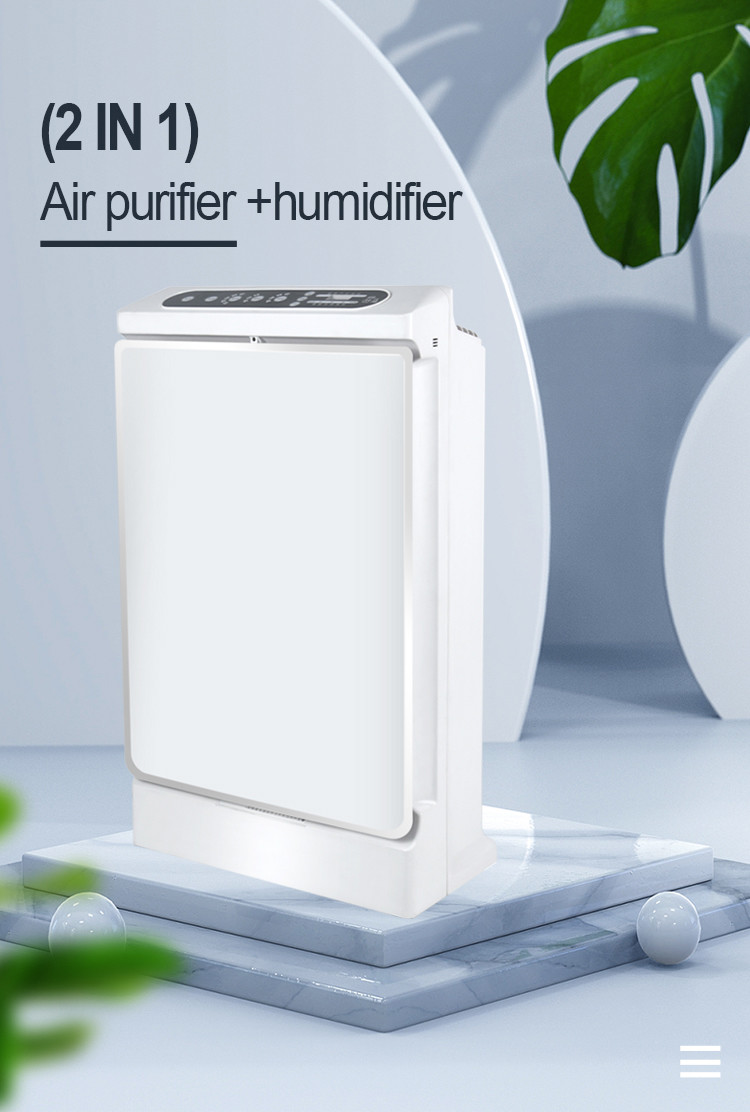 55W UVC Hepa Air Purifier 1.0L Water tank Plasma Generator Humidifier