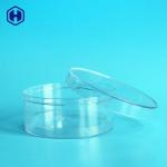Empty Round Food Grade Plastic Containers Mix Biscuits Cookies Packaging
