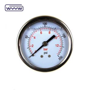 Wholesale price 60mm center back dual bar pressure gauge from china suppliers