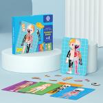 Magnetic Human Body Anatomy Play Set With 48 Magnetic Pieces And Storage Box