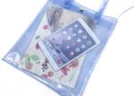 Clear Mesh PVC Tote Bag Waterproof With Long Strap For Ladies Cross Body