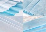Adult Non Woven Disposable Face Mask Blue Ear Loop For Daily Protection
