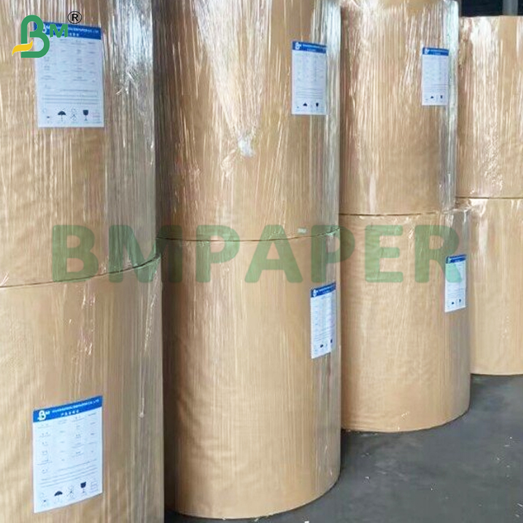 Smooth Surface Brown Stripped Kraft Paper Sheets for Flower Packing