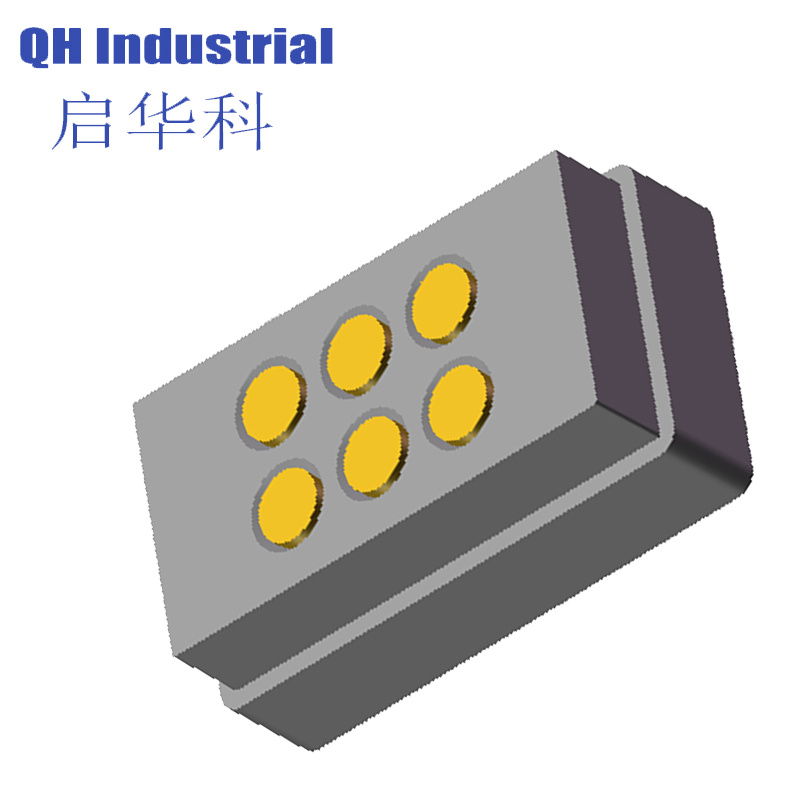 6Pin Israel Adapter Magnet Connector Magnet Connector Adapter Magnetic spring loaded pin Connector spring loaded pin 
