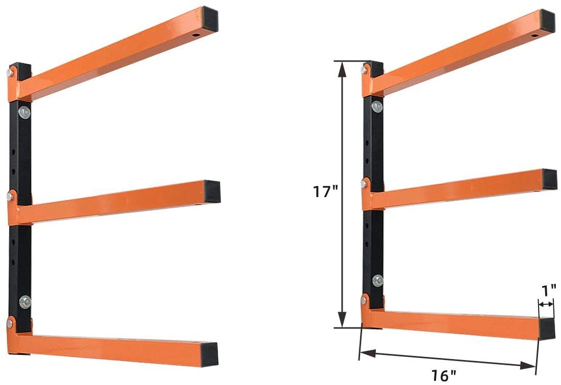 Customizable Steel Wood Organizer and Lumber Storage Metal Rack for Workshop