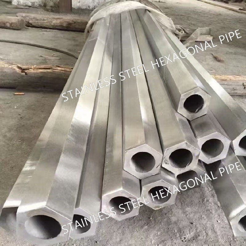 Ourside Hexagonal Inside Round Shape Stainless Steel Pipe Tube TP304 TP316L TP321