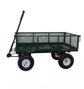 Wholesale Metal Heavy Duty Folding Steel Outdoor Beach Mesh Garden Tool Cart with Qingdao Port from china suppliers