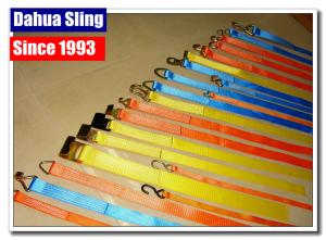 Wholesale 50mm Orange Ratchet Tie Down Straps With Double J Hooks Truck Ratchet Straps from china suppliers