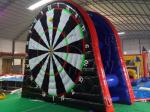 Two Sides Inflatable Sports Games / Soccer Dart Board For Large Playground