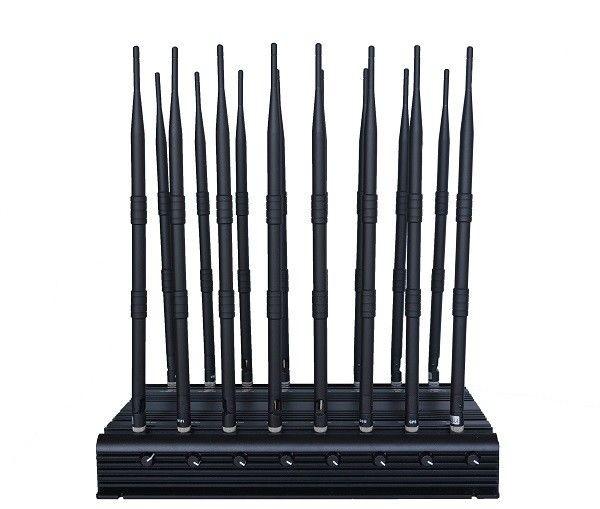 5.2g 5.8g Radio Frequency Scrambler , 18 Bands Radio Jamming Device 315 433