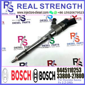Wholesale Diesel Fuel Injector 0445110253 0445110254 For Hyundai Santa Fe 2.2 CRDi from china suppliers