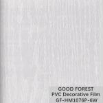 Wallboard White PVC Film Decorative 1260mm - 1330mm Width Wooden Grain