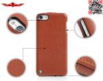 100% Perfect Fit Genuine Leather Flip Cover Case For Ipod Touch 5 High Quality