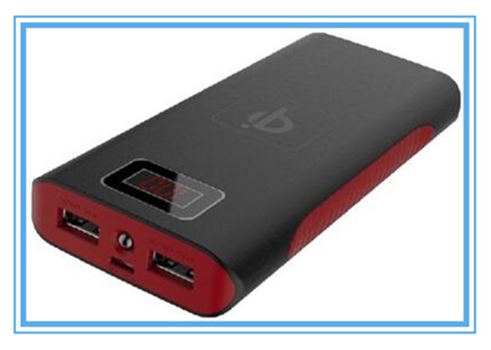 Small Pocket Wireless Charging Power Bank 5V Rectangle Portable External Battery Charger