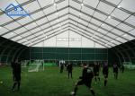 Custom Indoor Sports Hall Tent Curved Shape For Football Soccer Field Canopy For