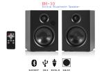 Powered Bookshelf Bluetooth Speakers 100W Record Player Stereo Speakers For