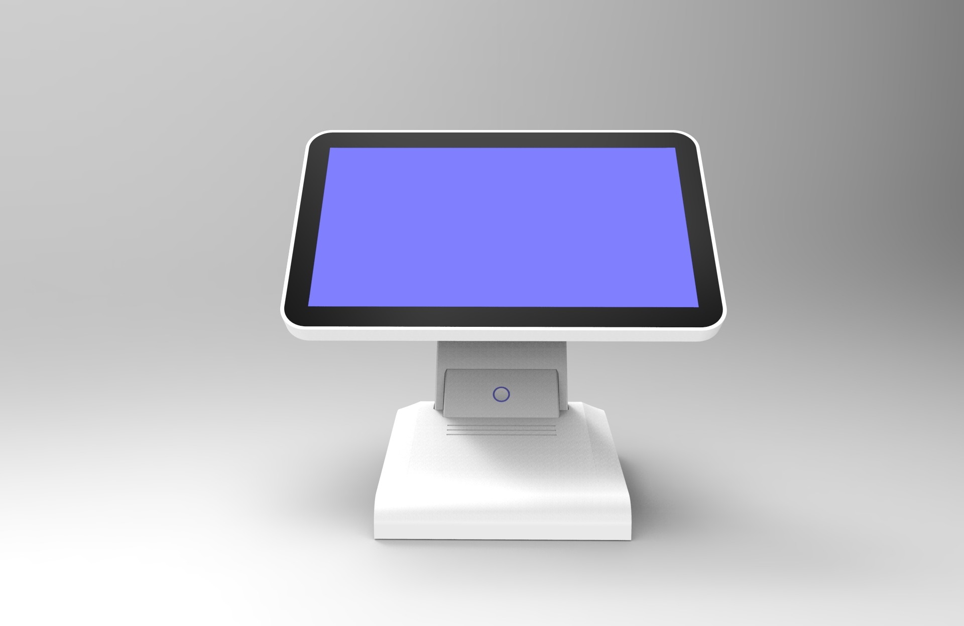 Desktop Lightweight Touchscreen POS Terminal Windows Android With Two Display