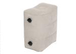 White Color Leg Rest Travel Pillow , Air Travel Pillow For Leg Support