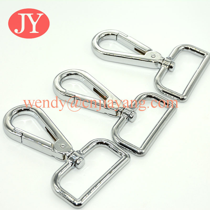 jiayang Solid Shiny Gold Metal Dog Swivel Hooks Metal Snap Hooks For Bag
