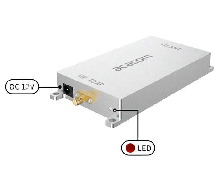 Precision Gain 5.8GHz Drone Signal Booster Amplifier 43dBm Max Output Power