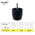 KR-P0105 Decorative Plastic Round Sofa Feet M8 Bolt High Corrosion Resistance