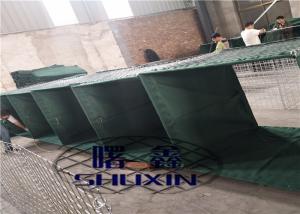 Wholesale Sand Filled Galvanized Gabion Box Hesco Barrier Wall Mil 7 from china suppliers