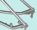 Titanium Alloy Bike Frame For Mountain Bike Internal Wiring Internal Brake Shock